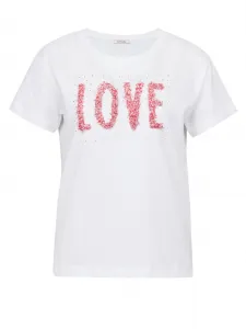 White Women's Short Sleeve T-Shirt ORSAY - Women's