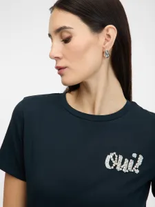 Women's Navy Blue Short Sleeve T-Shirt ORSAY - Women's