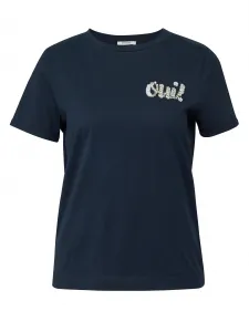 Women's Navy Blue Short Sleeve T-Shirt ORSAY - Women's