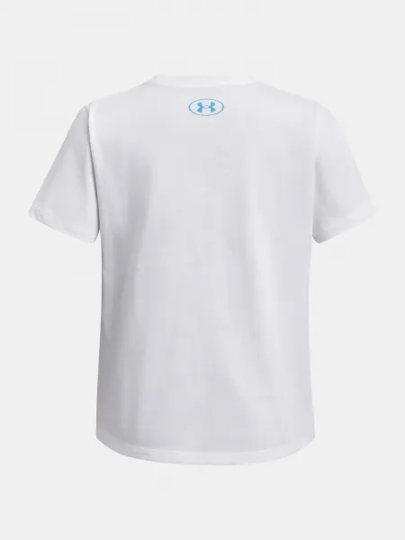 Girls' T-shirt Under Armour UA Bubble Wordmark SS - Girls