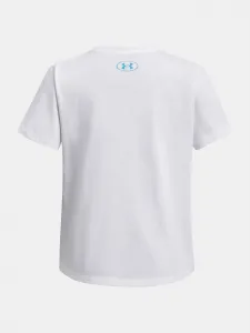 Girls' T-shirt Under Armour UA Bubble Wordmark SS - Girls