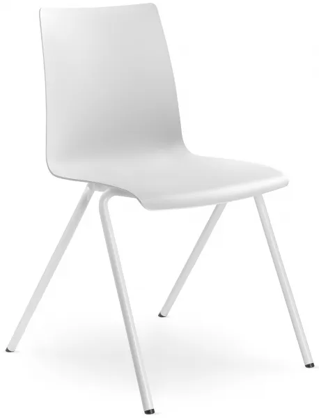 LD SEATING Konferenčná stolička EVO 010-N0 biela podnož