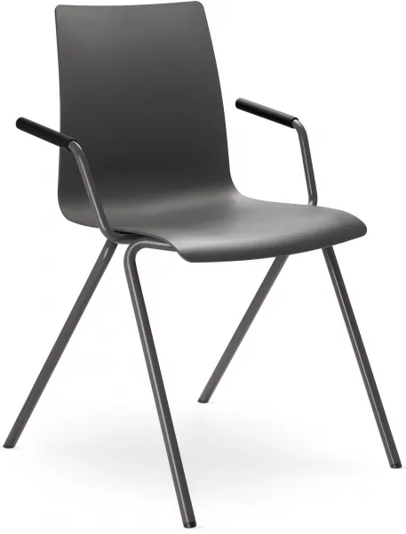 LD SEATING Konferenčná stolička EVO 010-N5,BR antracitová podnož