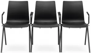 LD SEATING Konferenčná stolička EVO 010-N1,BR čierna podnož