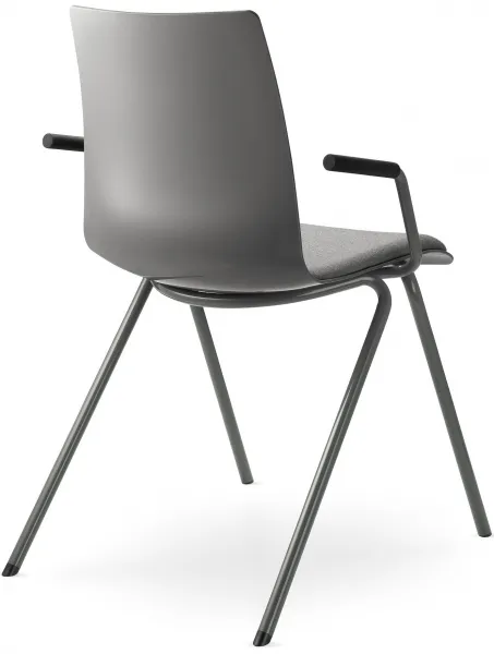 LD SEATING Konferenčná stolička EVO 011-N3,BR sivá podnož
