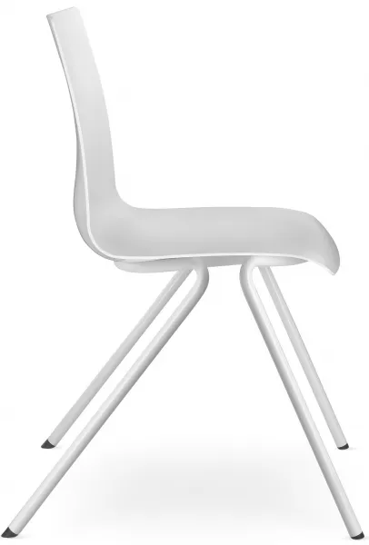 LD SEATING Konferenčná stolička EVO 010-N0 biela podnož
