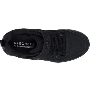 Skechers UNO LITE - ECHO SURGE Detská vychádzková obuv, čierna, veľkosť
