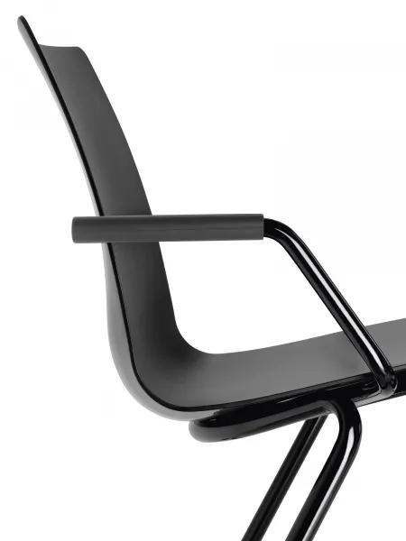 LD SEATING Konferenčná stolička EVO 010-N1,BR čierna podnož