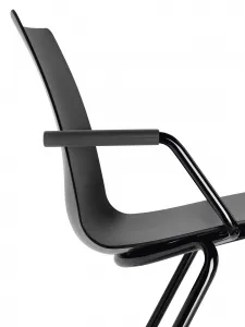 LD SEATING Konferenčná stolička EVO 010-N1,BR čierna podnož
