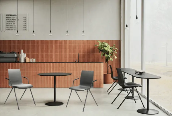 LD SEATING Konferenčná stolička EVO 010-N5,BR antracitová podnož