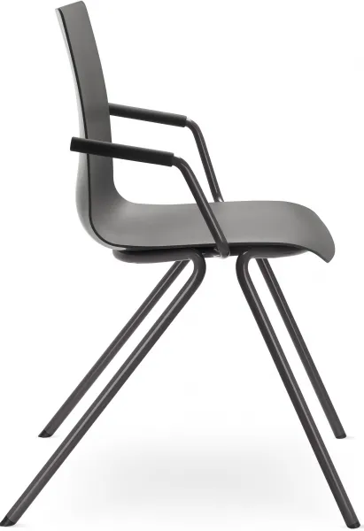LD SEATING Konferenčná stolička EVO 010-N5,BR antracitová podnož