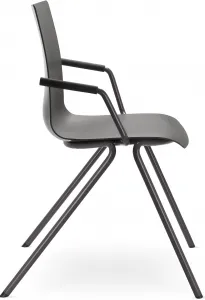 LD SEATING Konferenčná stolička EVO 010-N5,BR antracitová podnož
