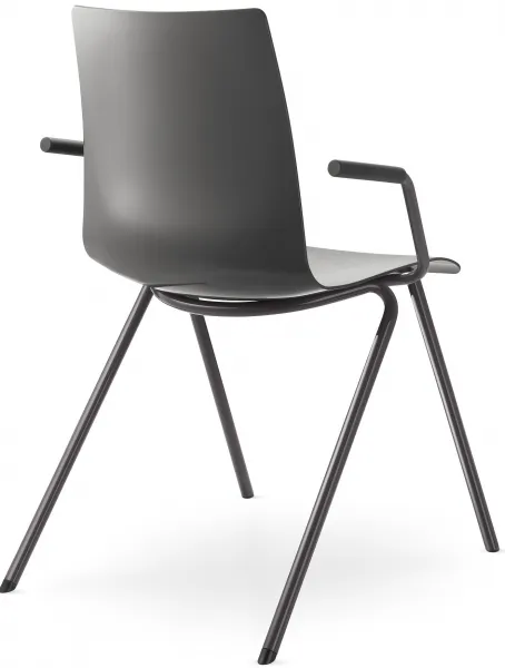 LD SEATING Konferenčná stolička EVO 010-N5,BR antracitová podnož