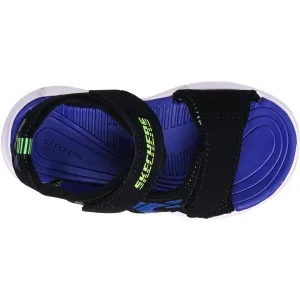 Skechers RAZOR SPLASH - AQUA BUDDIES Detské sandále, čierna, veľkosť