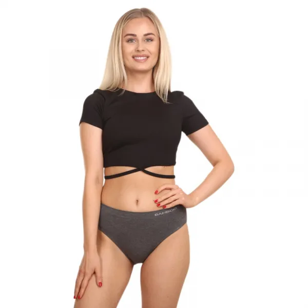 Dámske nohavičky Gina sivé (00038 - MxGMxB) M