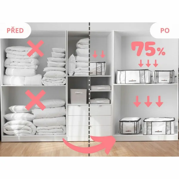 Compactor Úložný box s vákuovým vrecom M Life, M