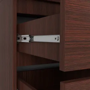 Ak furniture Šatníková skriňa Star 90 cm wenge