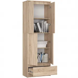 Uzavretý regál R60 2D 1SZ CLP dub sonoma