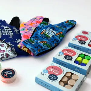 Putty Buddies – 3 páry plávajúcich silikónových štupľov do uší Farba: Béžová