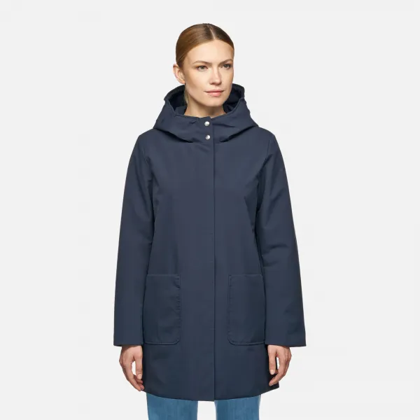 Dark blue women's parka Geox Floretia - Women's