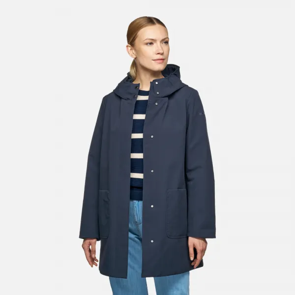 Dark blue women's parka Geox Floretia - Women's