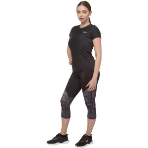 Fitforce JEKILA Dámske fitness tričko, čierna, veľkosť