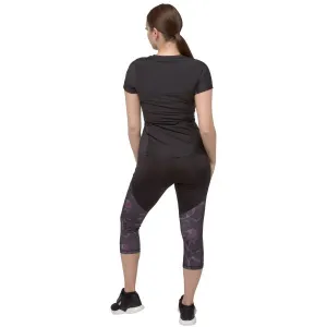 Fitforce JEKILA Dámske fitness tričko, čierna, veľkosť