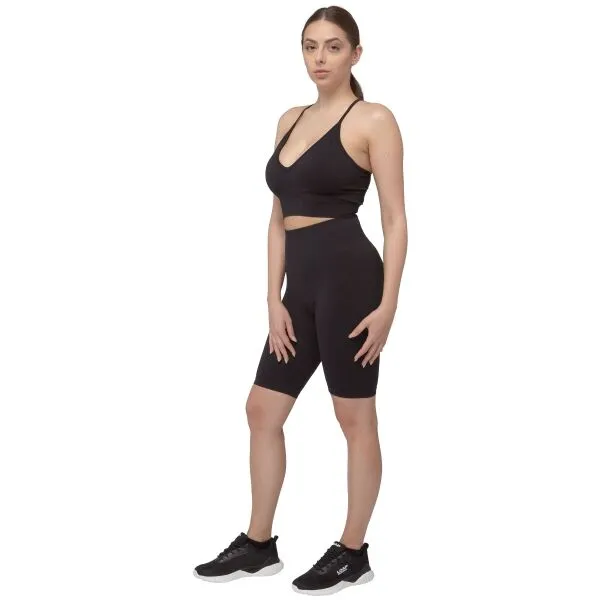 Fitforce AREZI Dámske fitness šortky, čierna, veľkosť