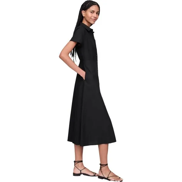 GAP Linen shirt maxi dress - Women's