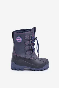 Vysoké Teplé Detské Snehule So Šnúrkou Modré Lee Cooper