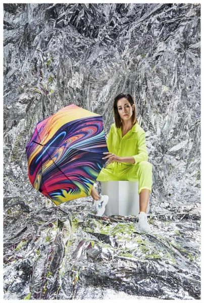 Doppler Modern Art Long Flowing Colors