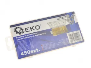 GEKO Sada elektrických káblových konektorov pre automobily 450 ks