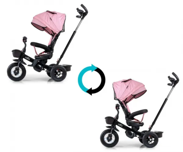 Detská trojkolka Milly Mally Movie black-pink