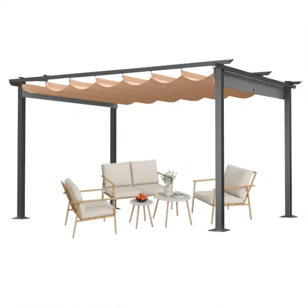 JAKS Záhradný altánok pergola 4 x 3 m Farebné varianty: šedá