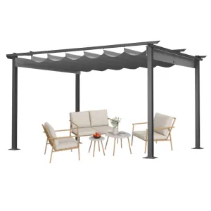 JAKS Záhradný altánok pergola 4 x 3 m Farebné varianty: šedá