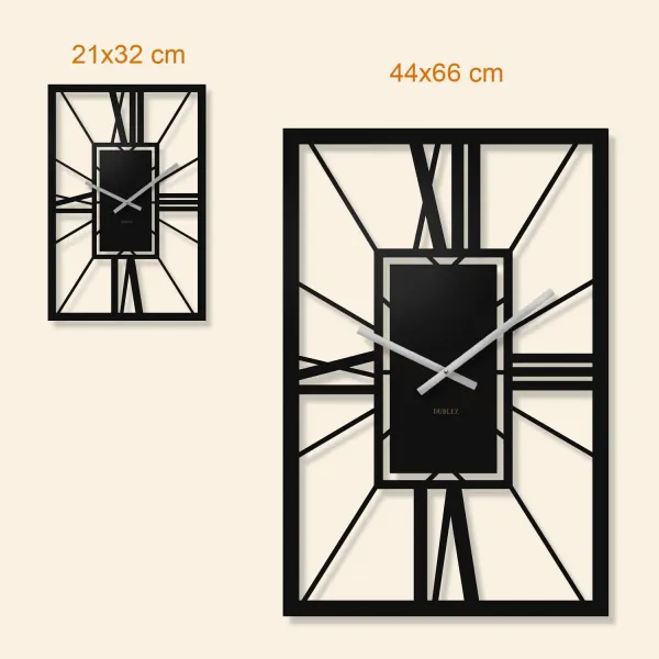 Drevené rímske hodiny - Arch Deco