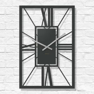 Drevené rímske hodiny - Arch Deco