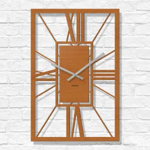Drevené rímske hodiny - Arch Deco