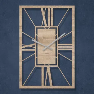 Drevené rímske hodiny - Arch Deco
