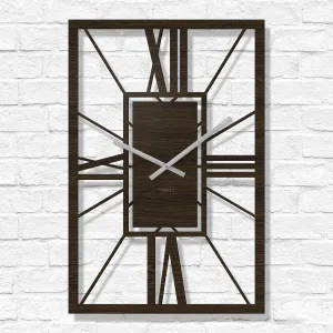 Drevené rímske hodiny - Arch Deco