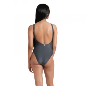 Dámske plavecké jednodielne plavky ARENA WOMENS TEAM STRIPE SWIMSUIT U BACK