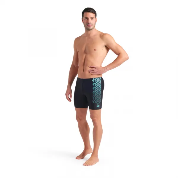 Pánske 3 4 plavecké plavky ARENA MENS KIKKO V SWIM MID JAMMER GRAPHIC