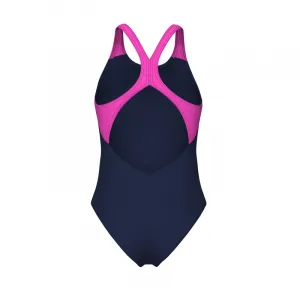 Dámske plavecké jednodielne plavky ARENA WOMENS BRIGHT GLARE SWIMSUIT V BACK