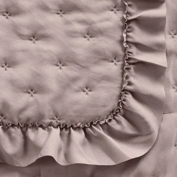 Prehoz na posteľ LIBI 3 púdrovo ružový