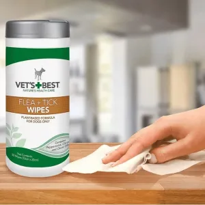 Vlhčené utierky Vest Best proti kliešťom a blchám 50 ks