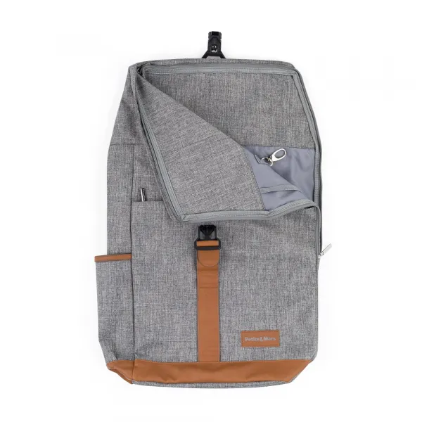 PETITEMARS Prebaľovací batoh Petite&Mars Jackob Ultimate Grey