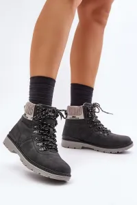 Insulated women's trappers Lee Cooper black