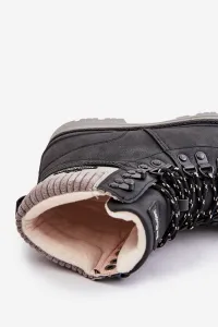 Insulated women's trappers Lee Cooper black