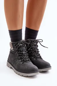 Insulated women's trappers Lee Cooper black