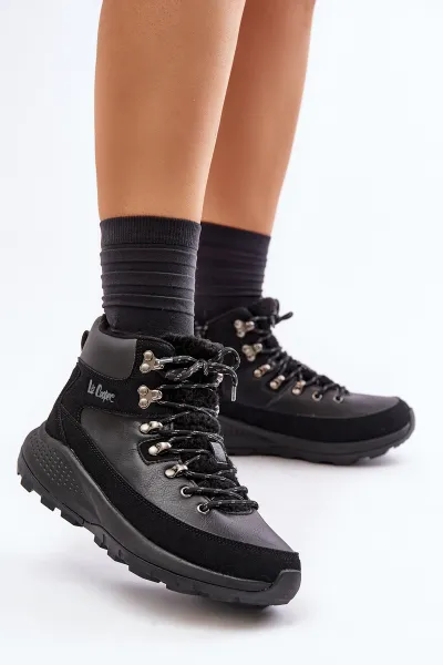Dámske Ľahké Zipsové Čižmy Čierne Lee Cooper
